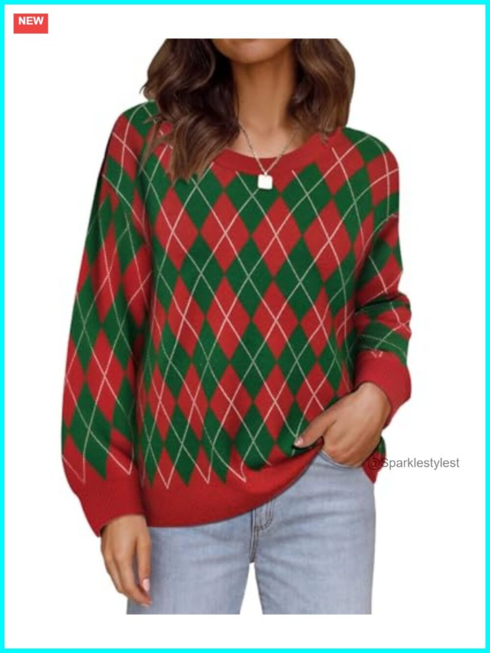 Plus Size Crewneck Long Sleeve Pullover Sweater Knit Jumper Top